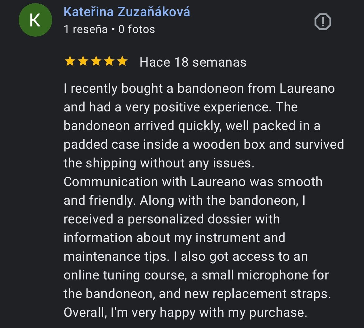 Reseña de Google de Kateřina Zuzaňáková