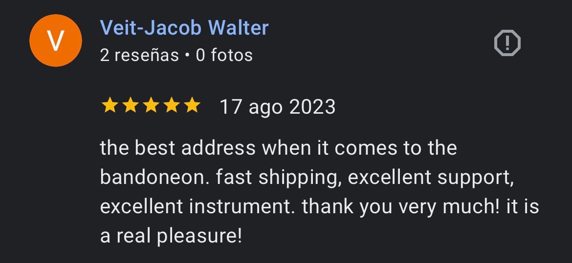 Reseña de Google de Veit-Jacob Walter